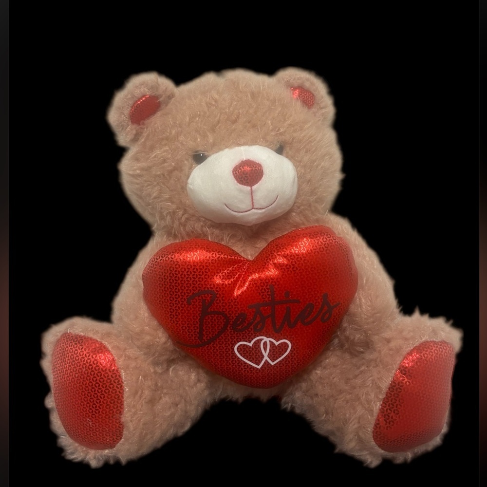 Cute Teddy Bear with Red‎ Heart